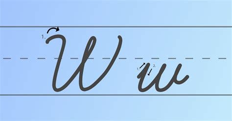 How to Do a Cursive W and Why It Might Resemble a Wave in the Ocean