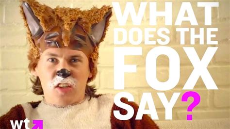 what does the fox say music video Does the fox really say what does the fox say? or is it just a clever marketing ploy?